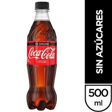 COCA COLA 500 CC  ZERO  SIN AZUCARES  CCSA